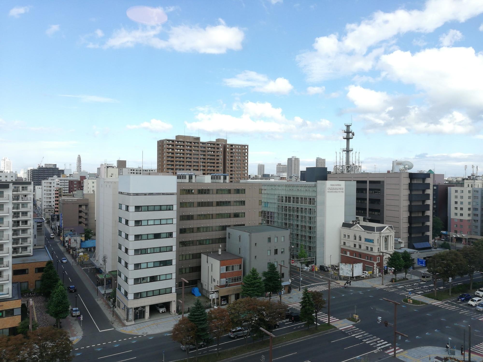 Sapporo Prince Hotel Exteriér fotografie View of the station