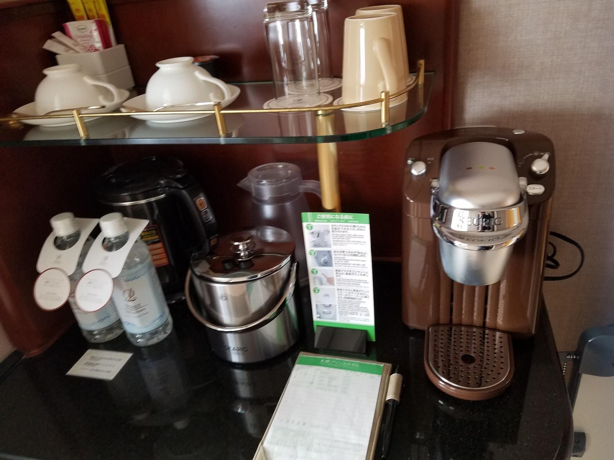 Sapporo Prince Hotel Exteriér fotografie A Nespresso machine in a hotel room
