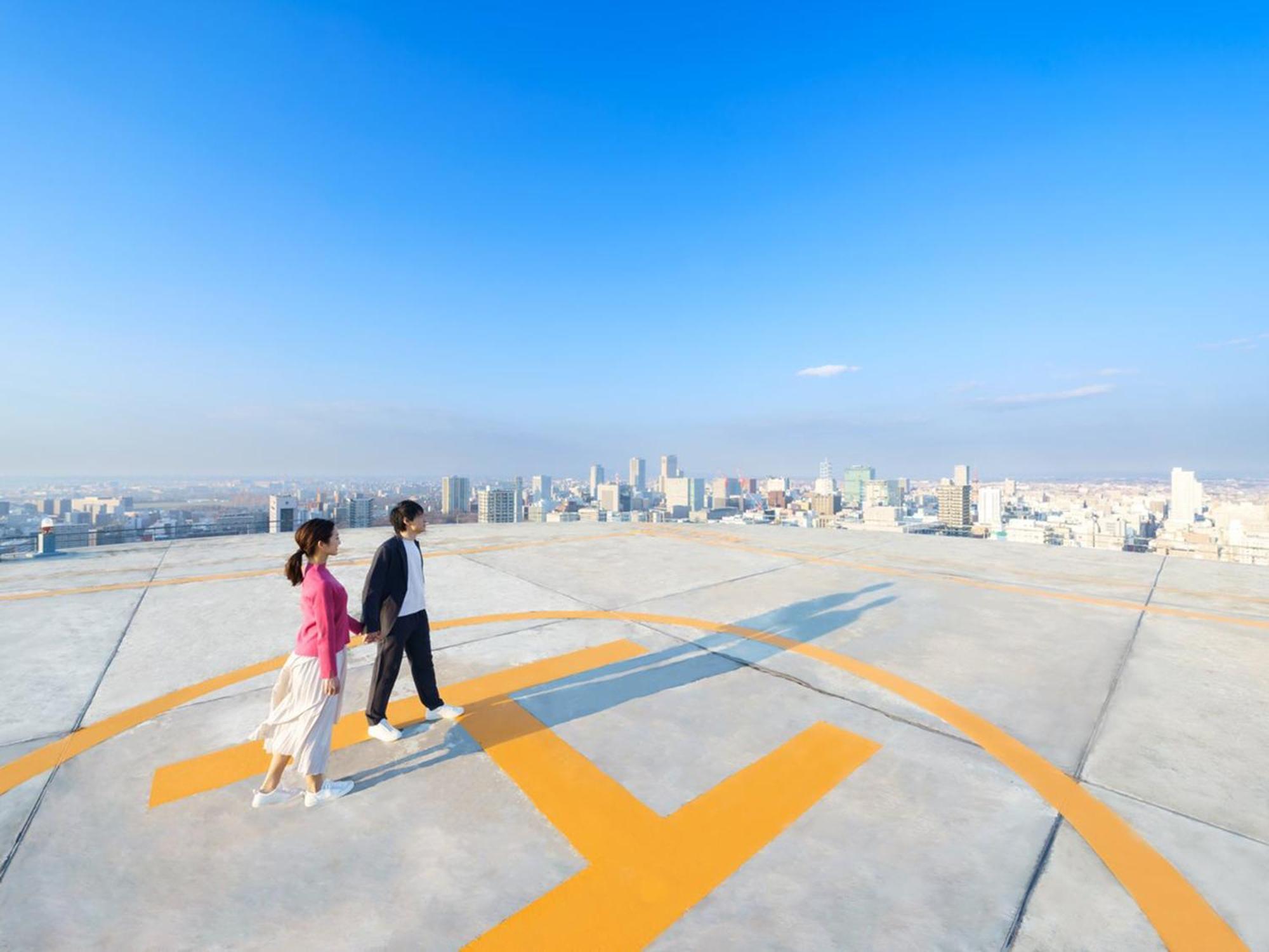 Sapporo Prince Hotel Exteriér fotografie Helipad