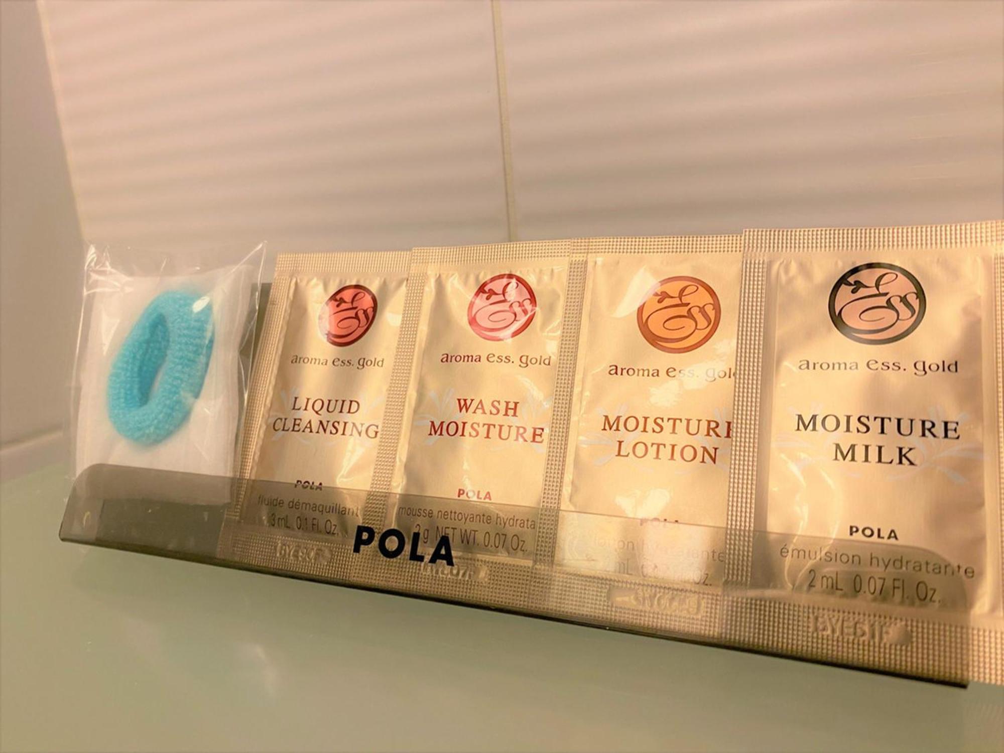 Sapporo Prince Hotel Exteriér fotografie A set of amenities by Pola