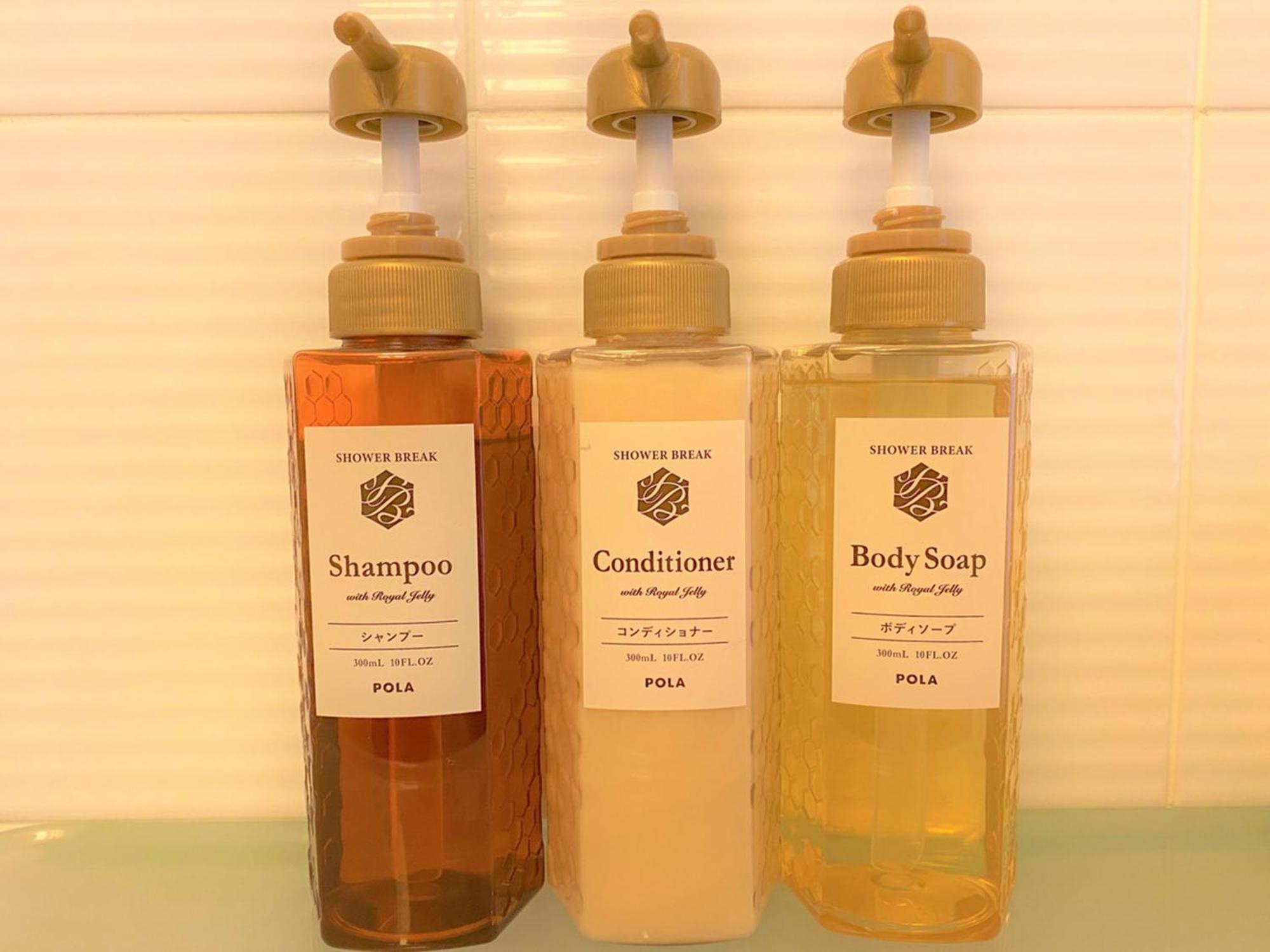 Sapporo Prince Hotel Exteriér fotografie Shampoo, conditioner, and body soap